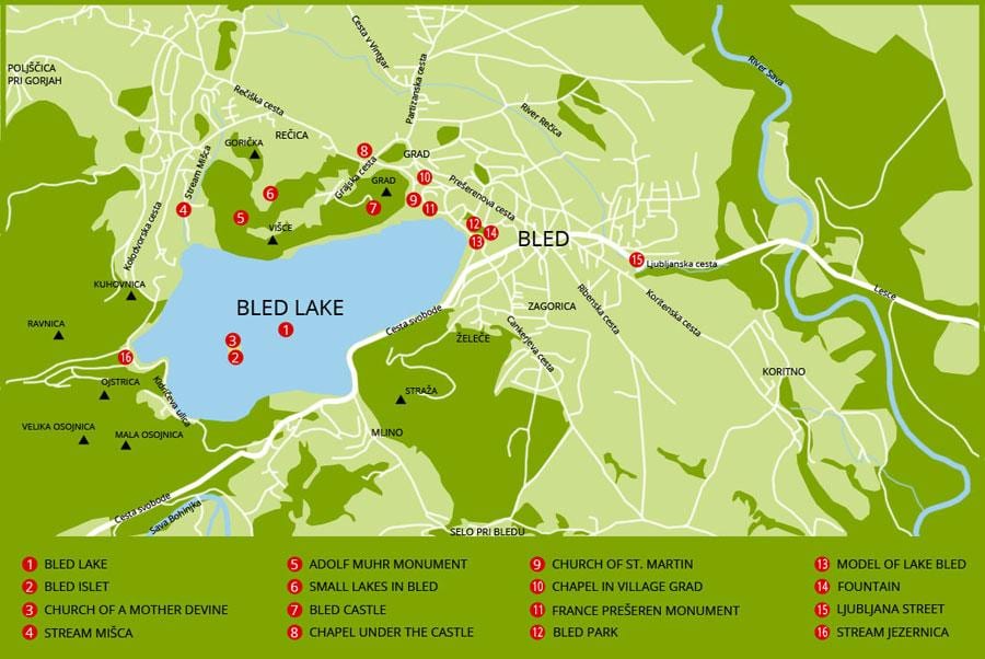 зураг Словени харагдаж байгаа нуур bled