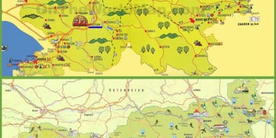 Словени аялал жуулчлалын газрын зураг