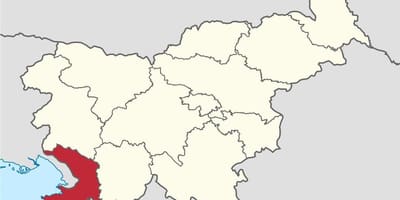 Газрын зураг, овойлт Словени
