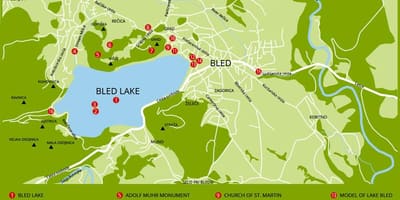 Словени bled газрын зураг